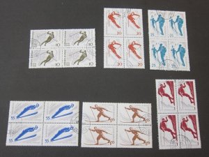 Romania 1961 Sc C96-102 Olympic CTO BLK(4) set FU