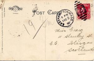 United States Massachusetts Easthampton 1907 numeral duplex  2c Washington Sh...