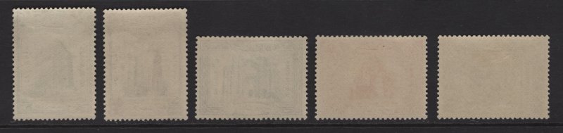 Iran 1949 Semipostals #B11-B15 VF Mint LH