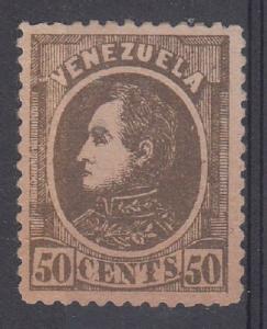 Venezuela Scott 72 Mint hinged (Catalog Value $92.50)