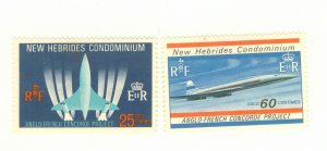 BRITISH NEW HEBRIDES 130-1 MNH BIN $0.75