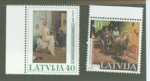 Latvia #502-503  Single (Complete Set)