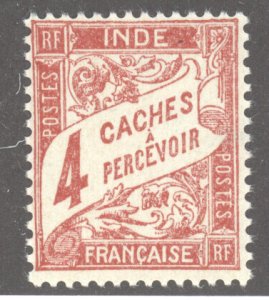 French India, Scott #J12, MH