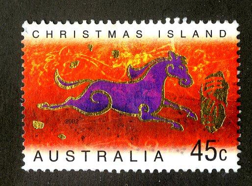 CHRISTMAS ISLAND  434 USED   SCV $1.50  BIN $.60