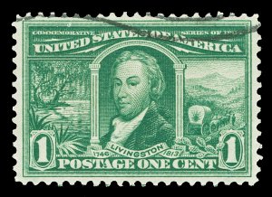 Scott 323 1c Louisiana Purchase Issue Used VF Cat $4.75