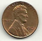 1962 - Lincoln Head Cent - Uncirculated
