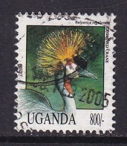 Uganda  #1073  used 1992 birds 800sh