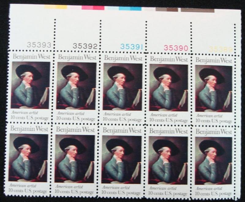 US #1553 MNH Plate Block of 10 SCV $2.10 L10