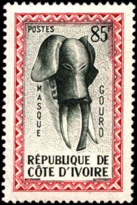 Ivory Coast #171-179, Complete Set(9), 1960, Mushrooms, Hinged