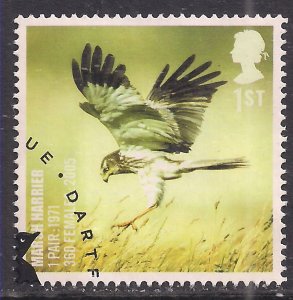 GB 2007 QE2 1st Action For Species Birds Marsh Harrier Ex Fdc SG 2768 ( H531 )