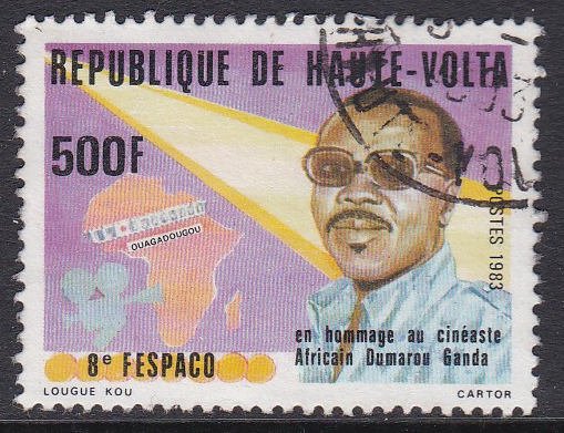 Burkina Faso (Upper Volta) #614 F-VF postally used Filmmker Dumarou Ganda