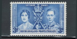 Bechuanaland 1937 Coronation Omnibus Issue 3p Scott # 123 MNH