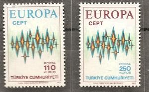 TURKEY 1907-8 MNH 1972 Europa CD15 CV $7.50