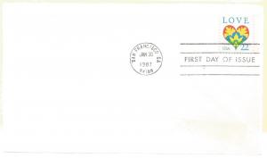 US #2248 FDC 22c Love