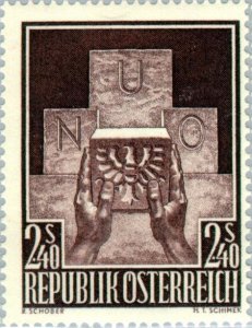 Austria 1956 MNH Stamp Scott 610 Joining the United Nations