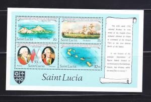 St Lucia 586a Set MNH Various