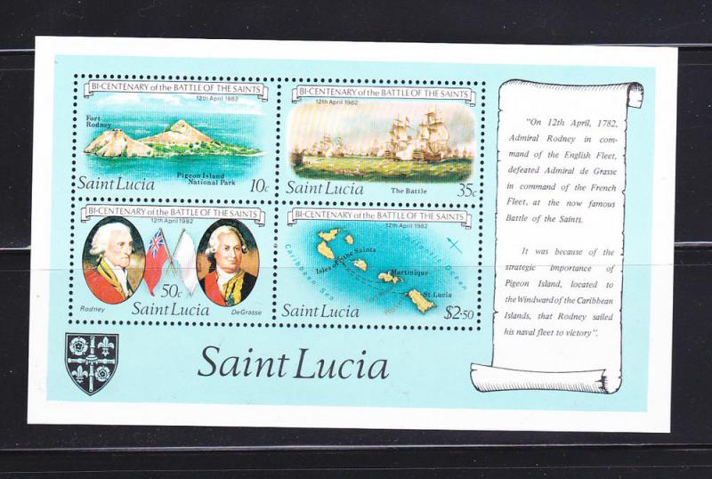 St Lucia 586a Set MNH Various