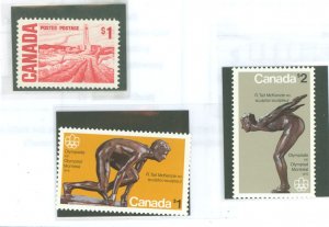 Canada #465B/656-657 Mint (NH) Single (Olympics)