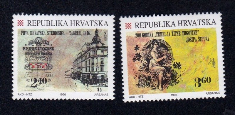 Croatia stamps #320 - 321, MH