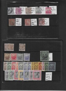 BARBADOS Clean mainly mint assembly on large stockcards - 33632