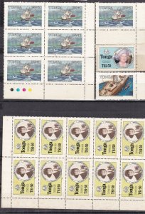 TONGA ^^^^^  Rarer  MNH  BLOCK of 10 ( Girls GUIDES)+ others@@dc777toga