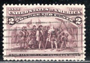 United States Scott # 231, used