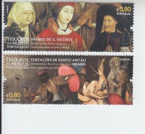 2016 Portugal Treasures from Portuguese Museums (2)  (Scott NA) MNH