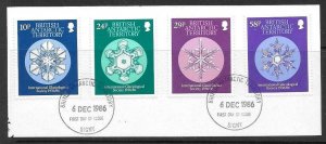 BRITISH ANTARCTIC TERR. SG151/4 1987 GLACIOLOGICAL SOCIETY FINE USED