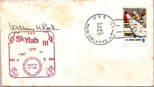 9.25.1973 Skylab III / Signed By William H Rock - USS New Orleans - F73968