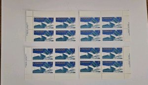 Canada 1979 Sport Championships #833 MS Of Plate Blocks