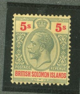 Solomon Islands (British Solomon Islands) #55 Unused Single