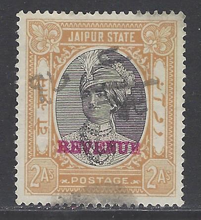 India Jaipur Scott # 38, used as revenue