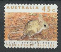 Australia SG 1329  Used perf 11½ Threatened Species - Hopping Mouse