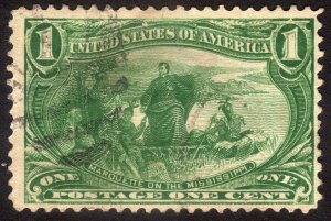 1898, US 1c, Trans-Mississippi, Used, Sc 285