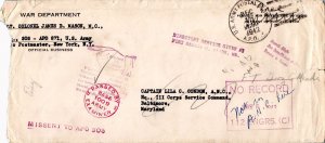 United States A.P.O.'s Soldier's Free Mail 1942 U.S. Army Postal Service, A.P...