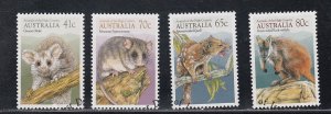 Australia # 1166-1169, Fauna of the High Country, Used, 1/2 Cat.