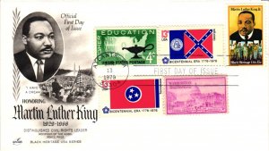 #1771 Martin Luther King Black Heritage COMBO  – Artcraft Cachet