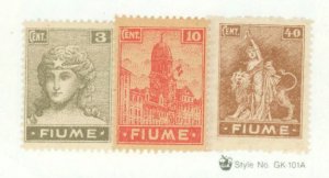 Fiume #28/30/35 Unused