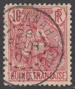 French Guinea 22 Used CV $2.40
