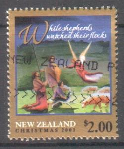 New Zealand 2001 Christmas $2 Shepherds Used 1736