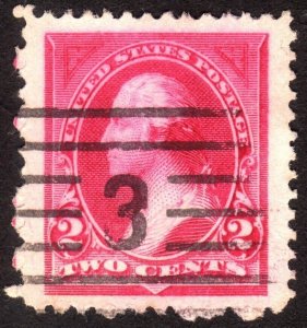 1894, US 2c, Washington, Used, Huge Jumbo, XF/Sup, Sc 250