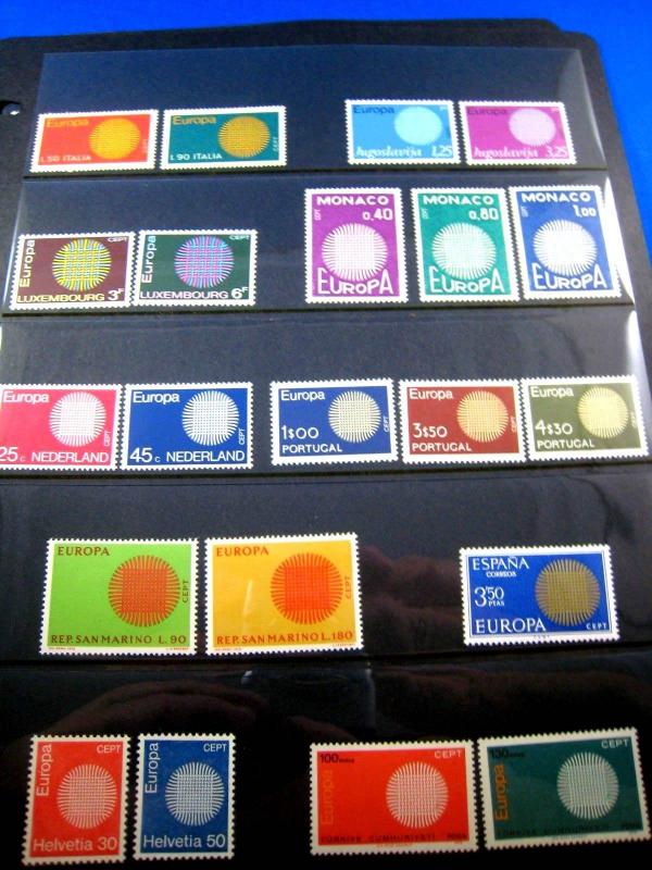 EUROPA/CEPT - 1970 - COMPLETE FROM 20 COUNTRIES - MNH        (kbe11)