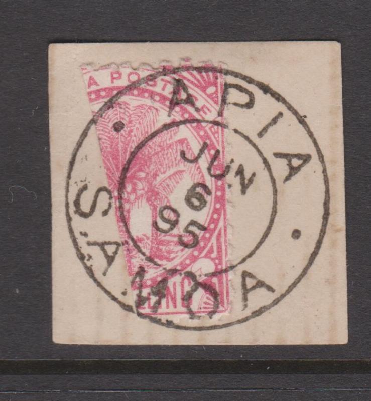 Samoa Sc#18a Used on Piece