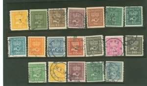 Sweden #145-163  Single (Complete Set)