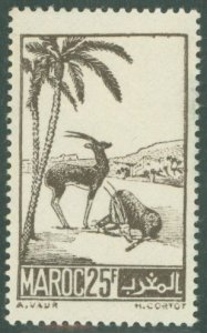 French Morocco #219 Unused Single