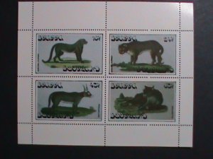 ​STAFFA-SCOTLAND- WORLD WILD ANIMALS MNH S/S- VERY FINE WE SHIP TO WORLD WIDE