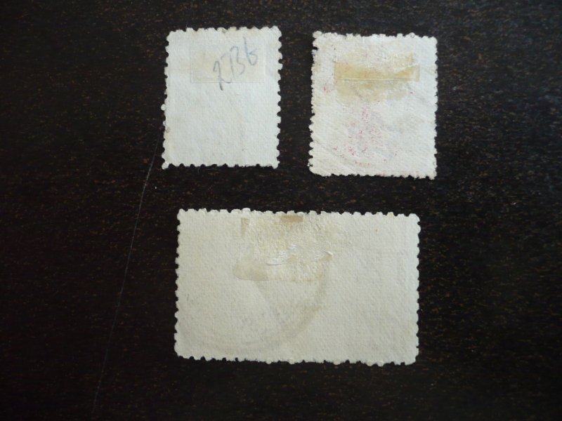 Stamps - New Zealand - Scott# 99b,100,101 - Used Part Set of 3 Stamps