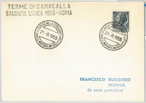 65440 - ITALY   Postal History -  SPECIAL POSTMARK: ROME  Music 1955
