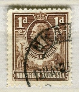 NORTHERN RHODESIA; 1920s early GV issue fine used 1d. value