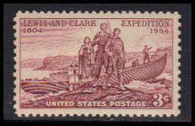 1063 3c Lewis and Clark Fine MNH Plt/4 LL 25021 F05835